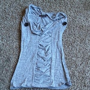 Cotton gray top